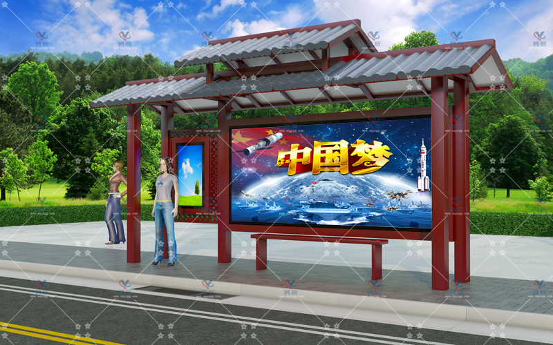 仿古候车亭YCHF-007